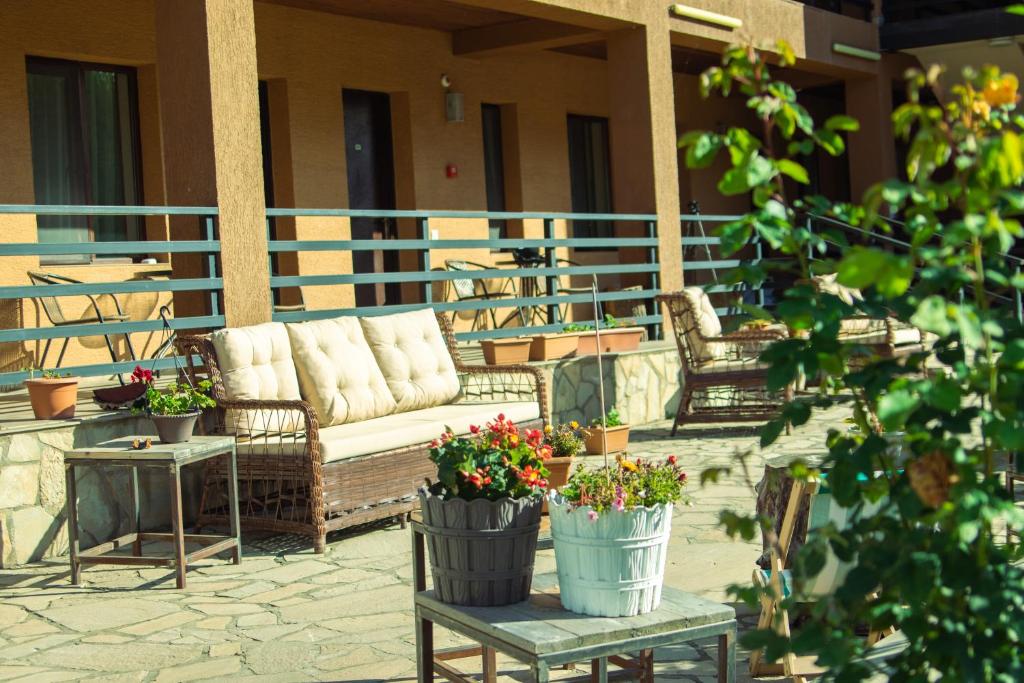 Balkón nebo terasa v ubytování Guest House Oxygen