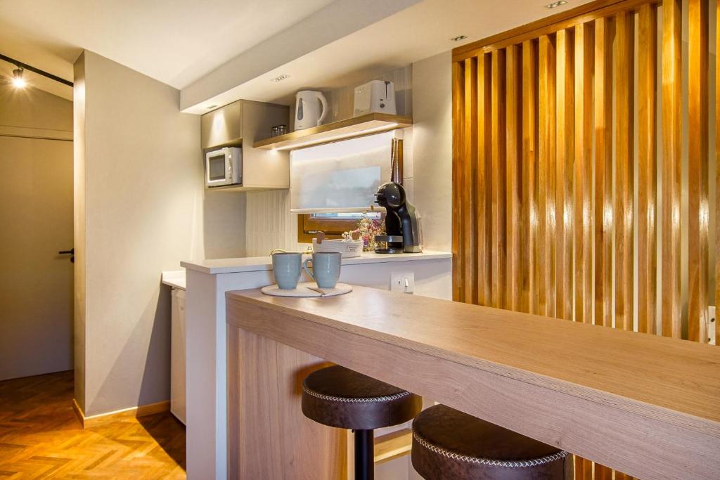 Кухня или мини-кухня в Patagonia Vista Studio
