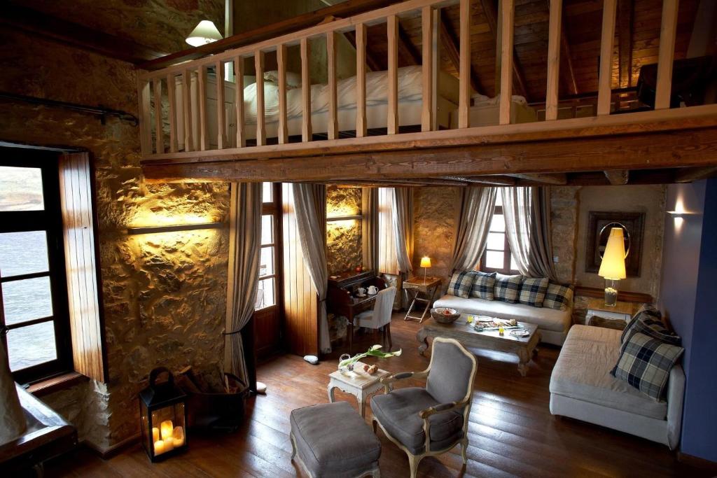 Posezení v ubytování Kyrimai Hotel