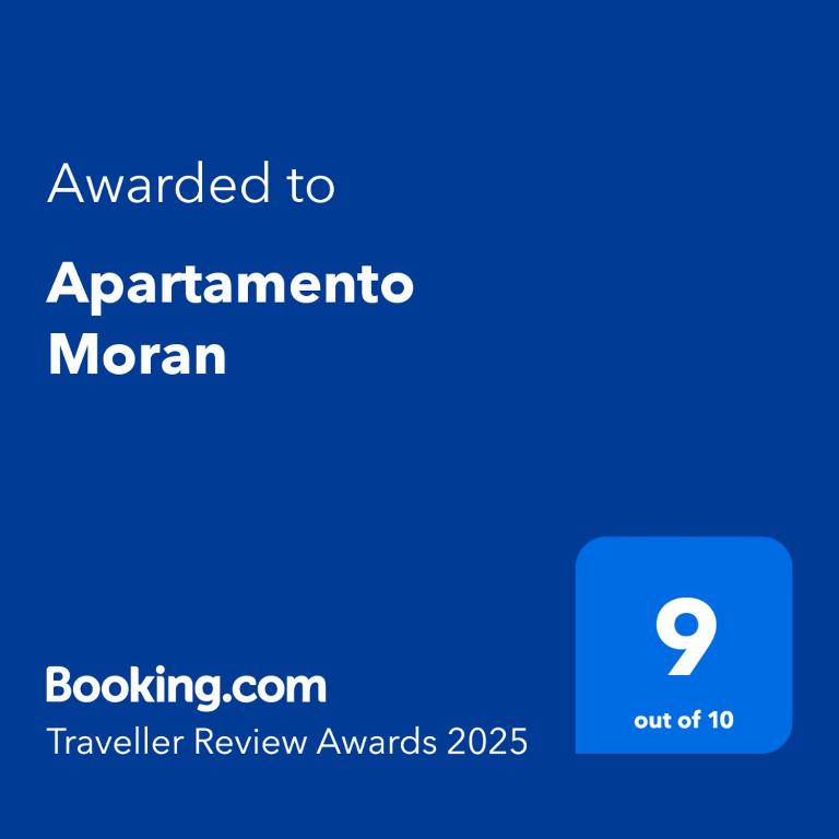 Certifikát, hodnocení, plakát nebo jiný dokument vystavený v ubytování Apartamento Moran