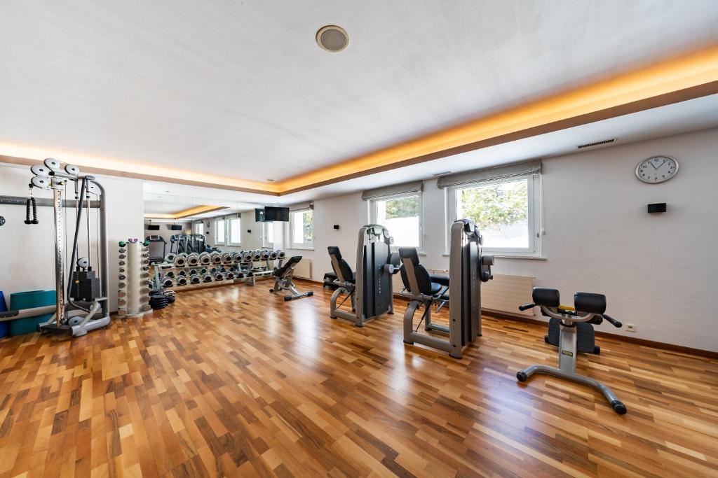 Fitness centrum a/nebo fitness zařízení v ubytování AROSA ALPINE CLUB - Adults only