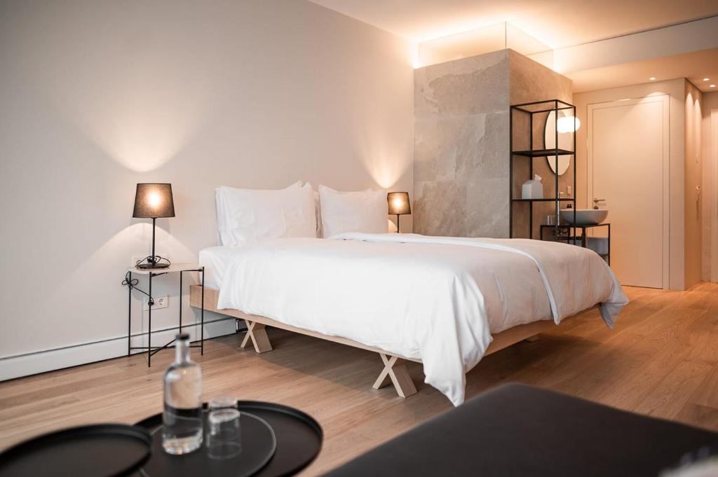 Posteľ alebo postele v izbe v ubytovaní Design Hotel Tyrol