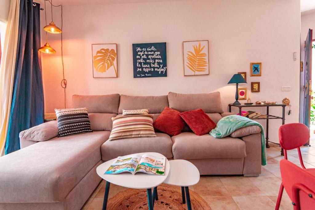 Posezení v ubytování Apartamento islantilla