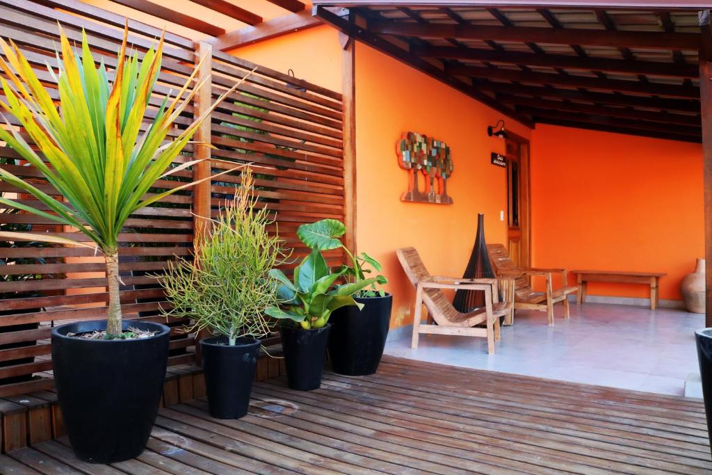 Casa Brandão Pousada - 阳台的家庭套房
