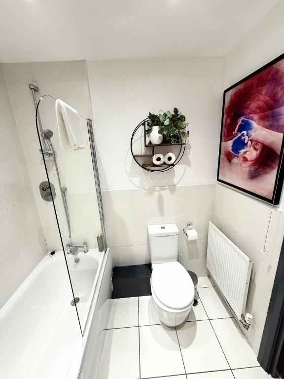 Koupelna v ubytování Luxury Belfast Stay