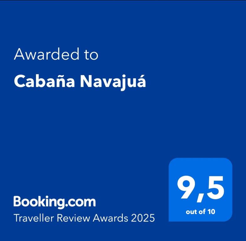 Certifikát, hodnocení, plakát nebo jiný dokument vystavený v ubytování Cabaña Navajuá