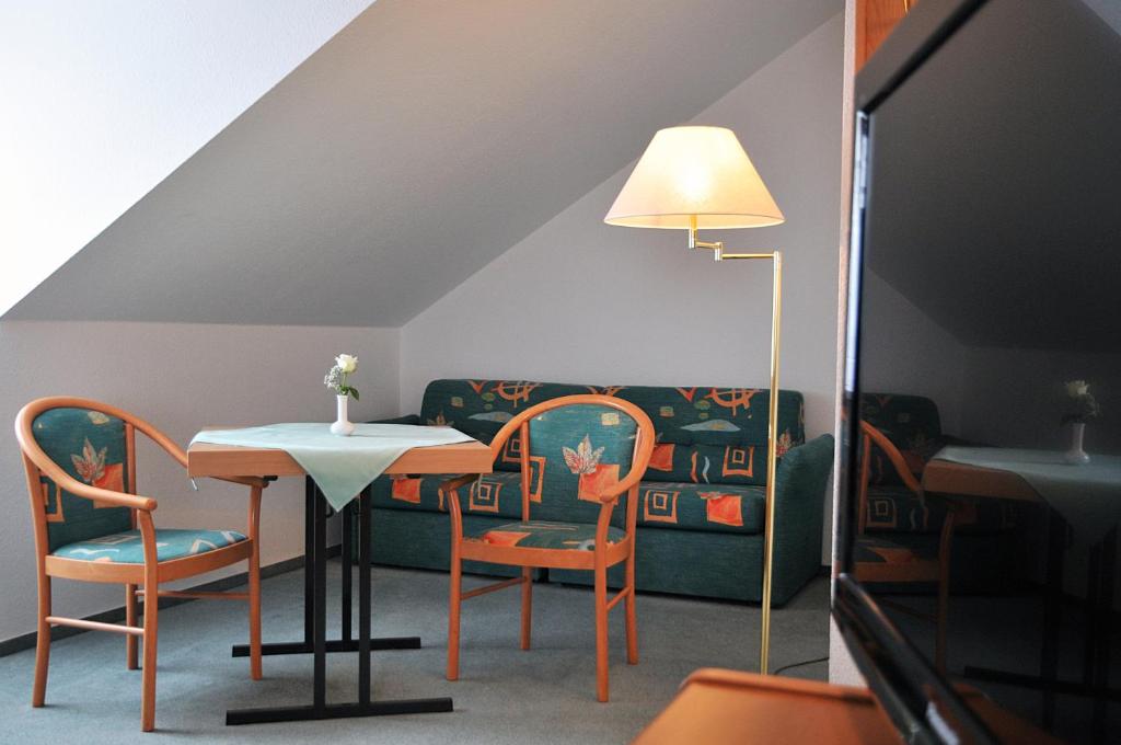 Posezení v ubytování Hotel Friesen