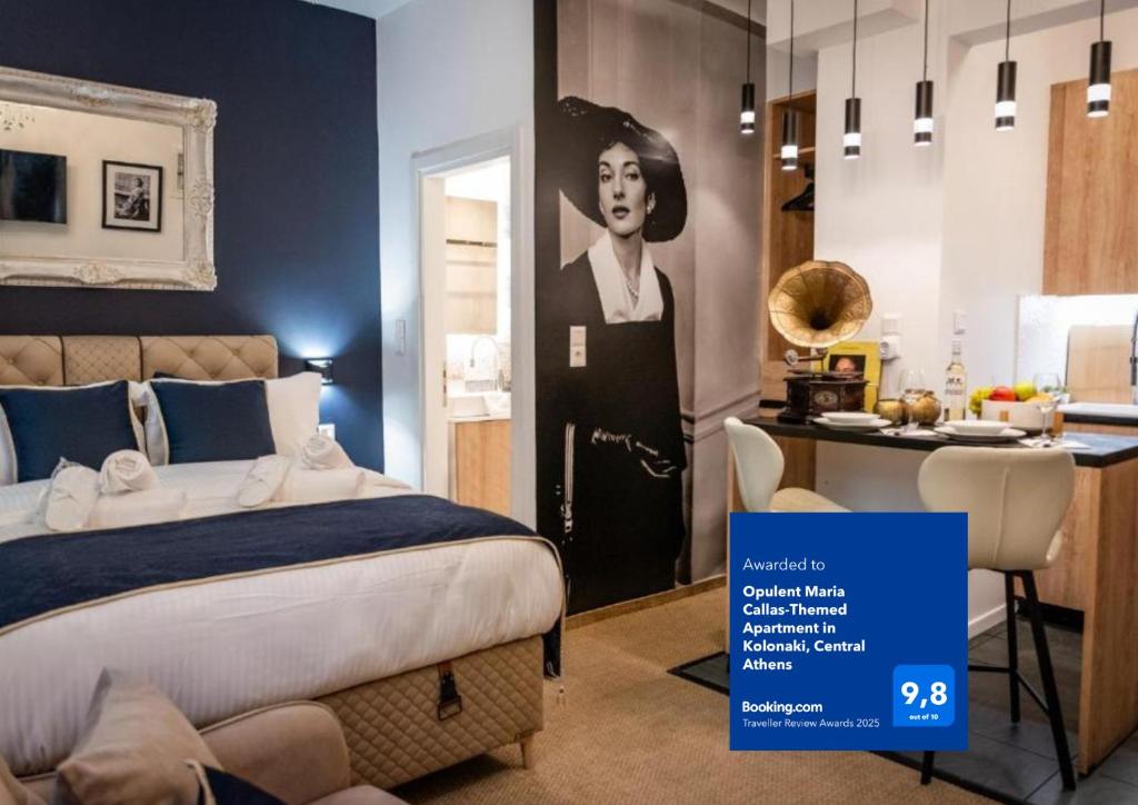 Opulent Maria Callas-Themed Apartment in Kolonaki, Central Athens