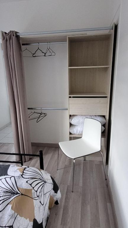 Postel nebo postele na pokoji v ubytování Le petit Morin