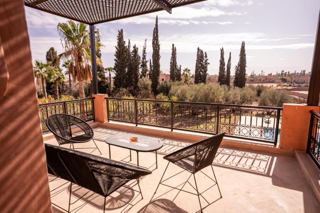 Balkón nebo terasa v ubytování Palais Menzah & SPA