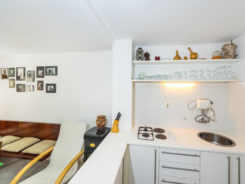 Kuchyňa alebo kuchynka v ubytovaní Shisha Stone House