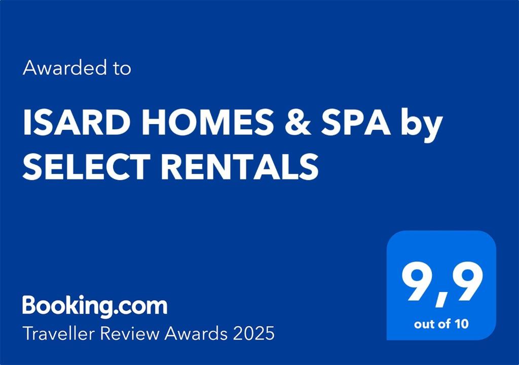 Certifikát, hodnocení, plakát nebo jiný dokument vystavený v ubytování Isard Homes by Select Rentals