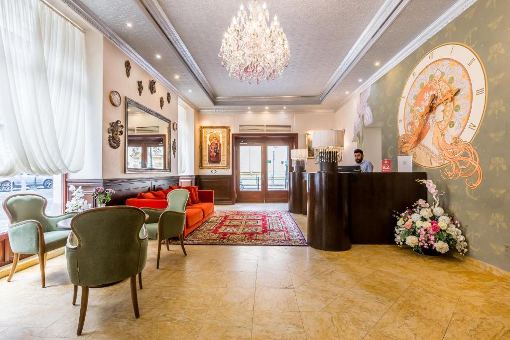 Posezení v ubytování Hotel Caruso Old Town
