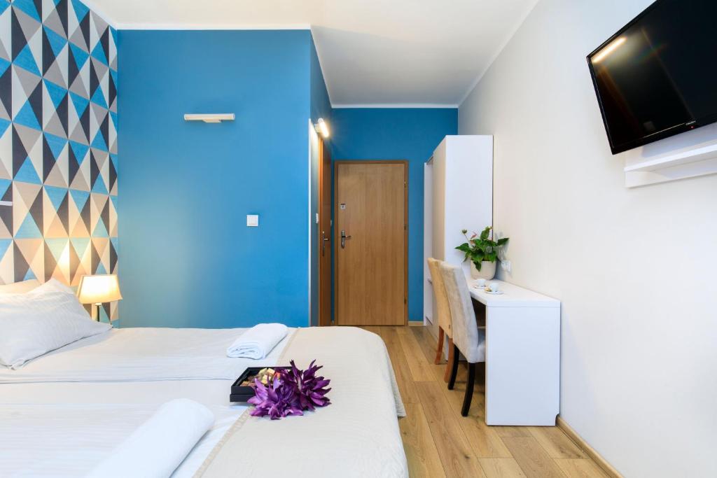 Postel nebo postele na pokoji v ubytování Premium Hostel