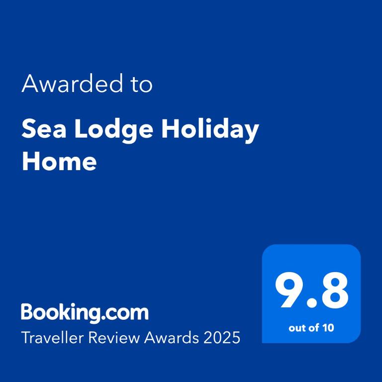 Certifikát, hodnocení, plakát nebo jiný dokument vystavený v ubytování Sea Lodge Holiday Home by Trident Holiday Homes
