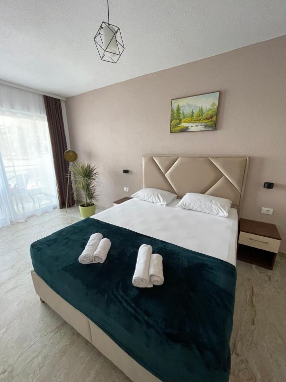Postel nebo postele na pokoji v ubytování Vue Mer