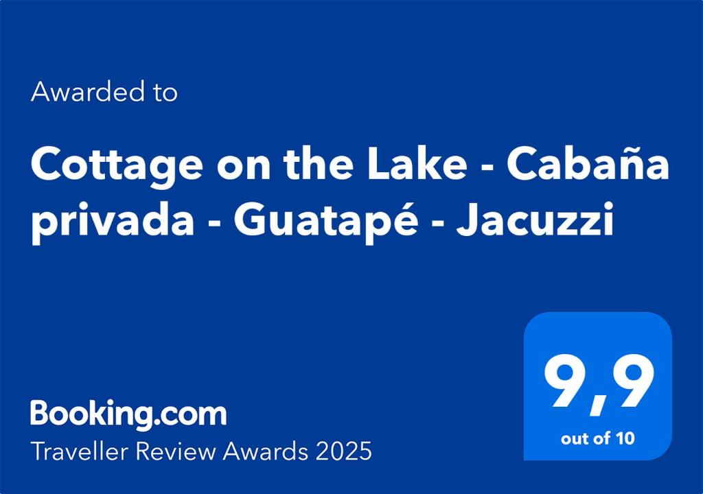 Cottage on the Lake - Cabaña privada - Guatapé - Jacuzzi - 三居室房屋