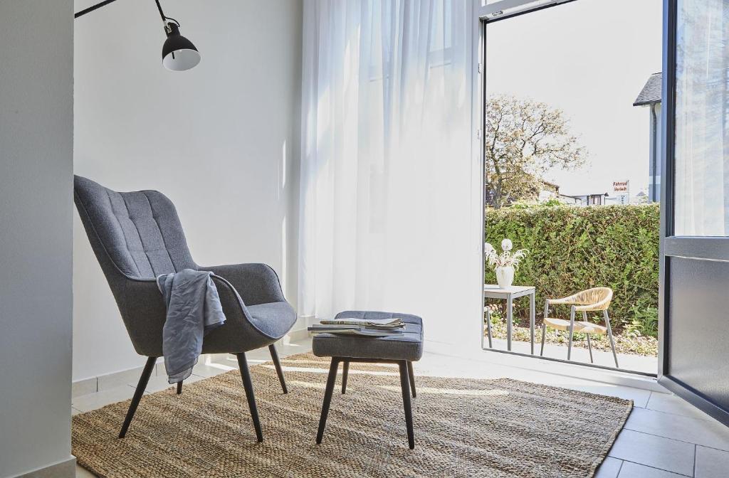 Χώρος καθιστικού στο Haus Ostsee