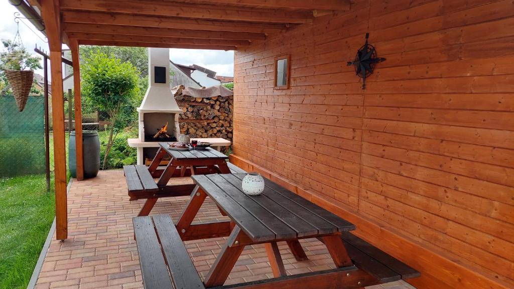 Patio nebo venkovní prostory v ubytování Hotýlek.eu