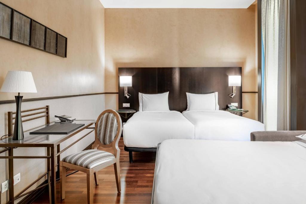 Postel nebo postele na pokoji v ubytování AC Hotel Ciudad de Tudela by Marriott