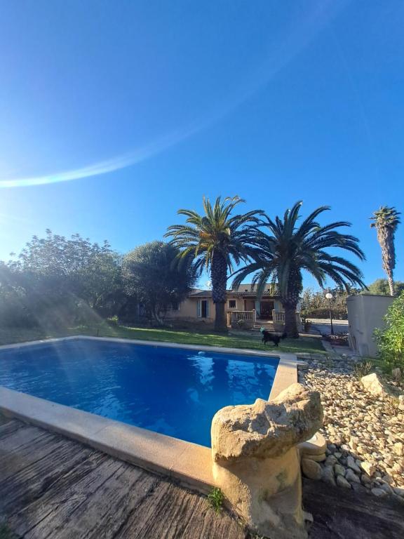 The swimming pool at or close to Es garballons