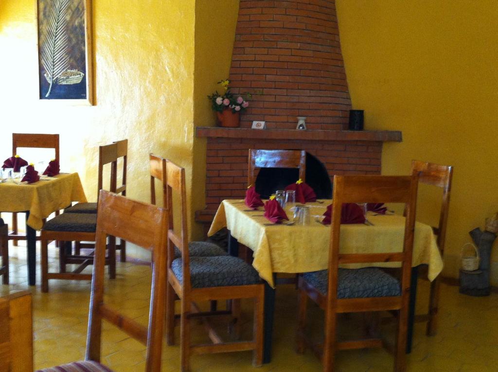 Posezení v ubytování Auberge Tinit