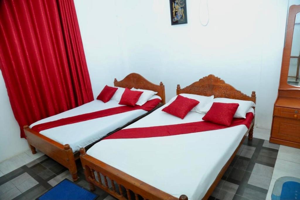 Postel nebo postele na pokoji v ubytování Pearl Rest