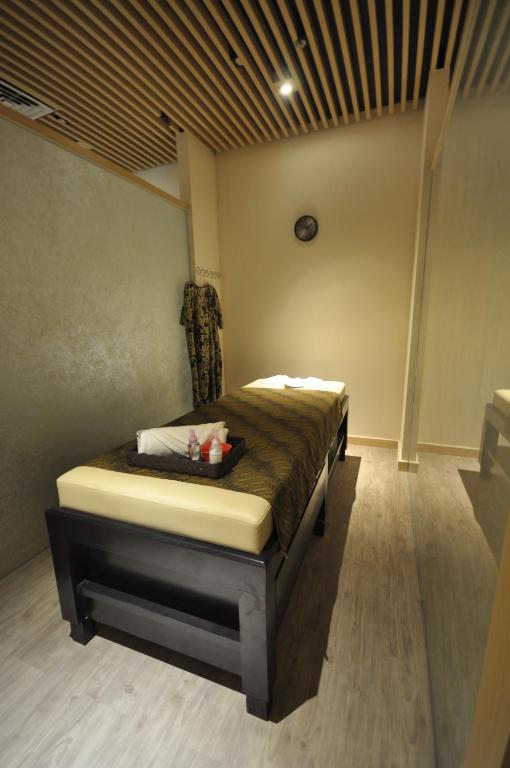 Postel nebo postele na pokoji v ubytování GTV Hotel