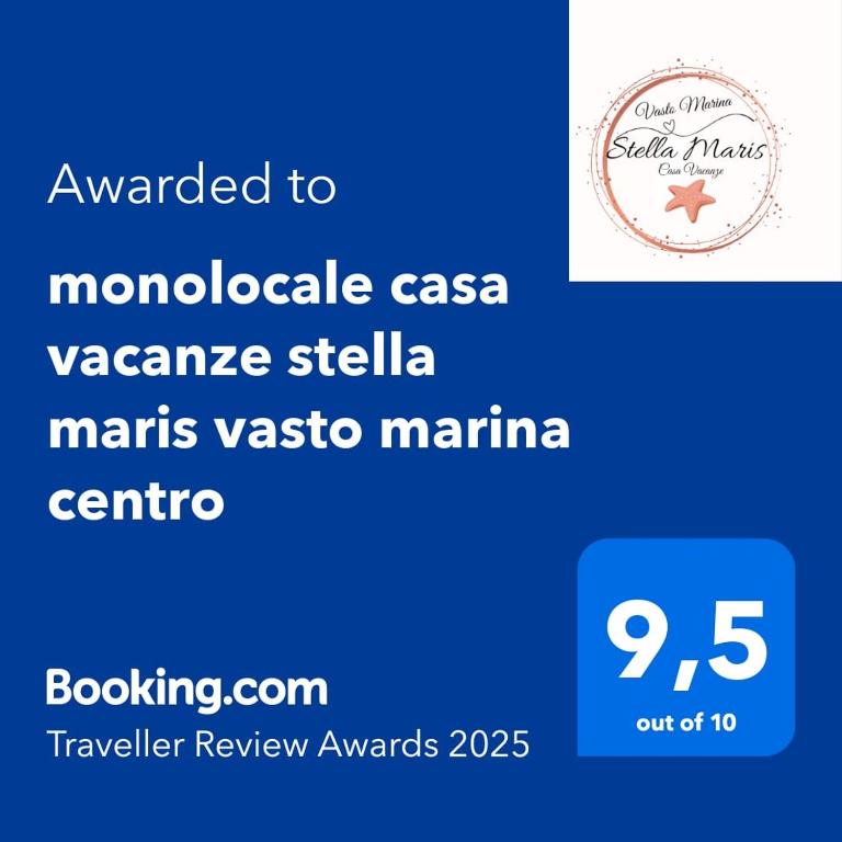 Certificato, attestato, insegna o altro documento esposto da Casa Vacanze Stella Maris Vasto Marina centro