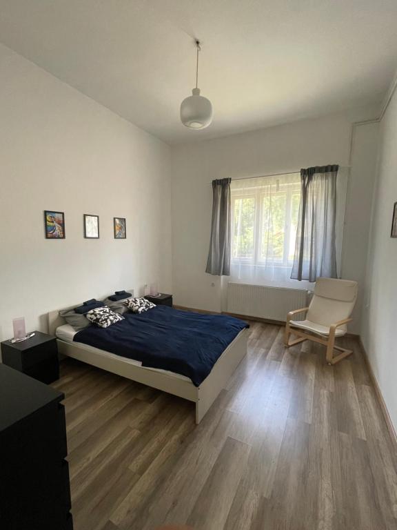 Posteľ alebo postele v izbe v ubytovaní Harmath-Szabó Apartman