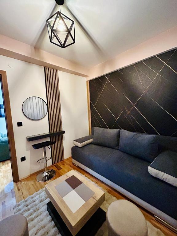 Posezení v ubytování KARENJINA Apartmani