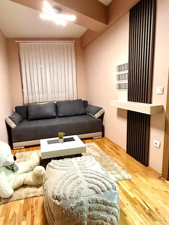 Posezení v ubytování KARENJINA Apartmani