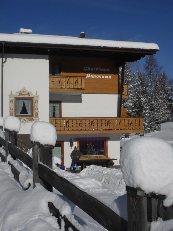 Gästehaus Panorama v zimě