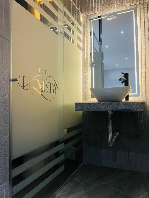 Koupelna v ubytování Hotel luxury Z
