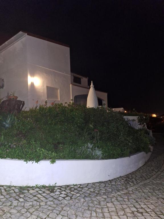 a house at night with a circle of grass at Monteverde in Monte Negro