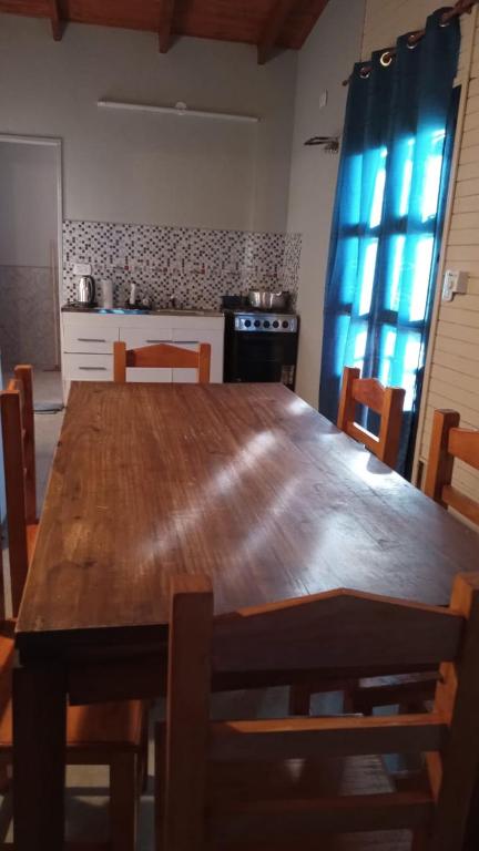 Kuchyň nebo kuchyňský kout v ubytování Angiru cabañas