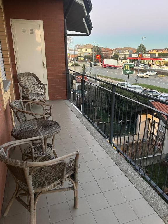 Balkón nebo terasa v ubytování Spazioso appartamento su due piani