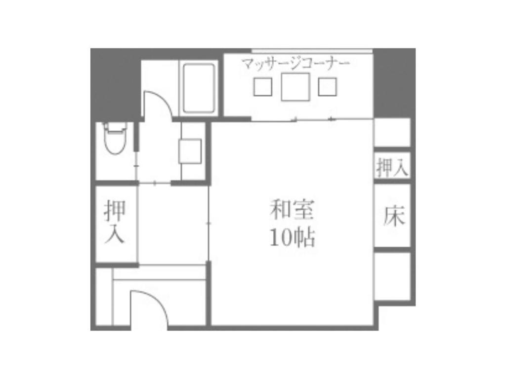 Půdorys ubytování Arima Hot Spring Ryokan Hanamusubi