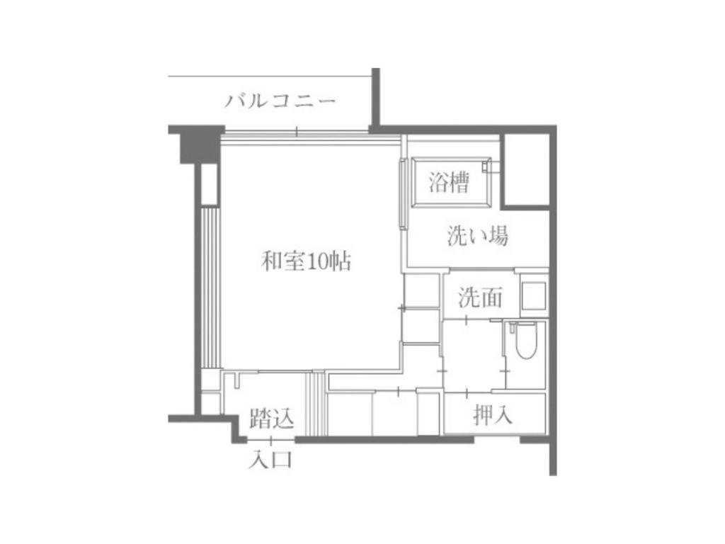 Půdorys ubytování Arima Hot Spring Ryokan Hanamusubi