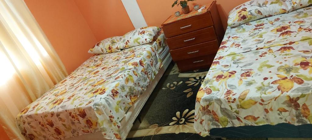 Postel nebo postele na pokoji v ubytování Peaceful Nest Apt 3