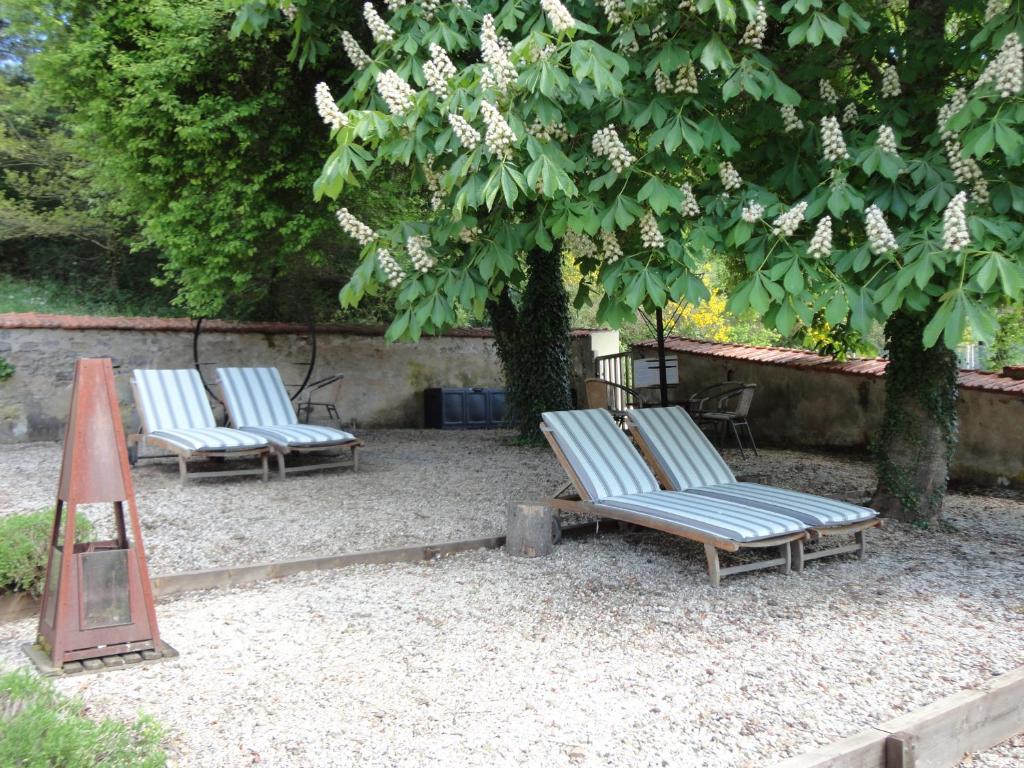 Zahrada ubytování Manoir Bonpassage