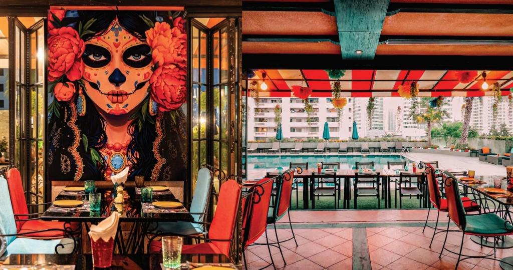 Restaurace v ubytování Rembrandt Hotel Bangkok