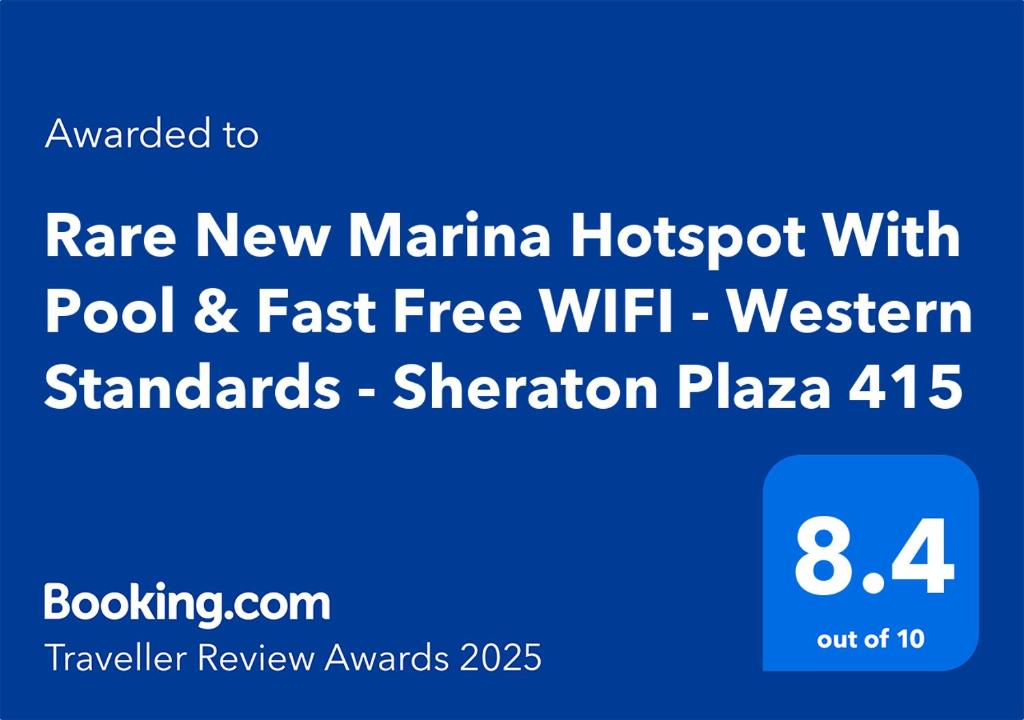a screenshot of the new marina hotspot with the words rare new marina at Rare New Marina Hotspot With Pool & Fast Free WIFI - Western Standards - Sheraton Plaza 415 in Hurghada