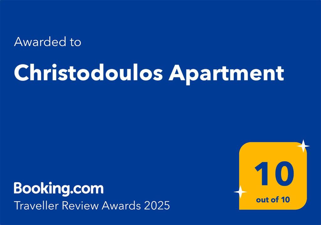 Certifikát, hodnocení, plakát nebo jiný dokument vystavený v ubytování Christodoulos Apartment