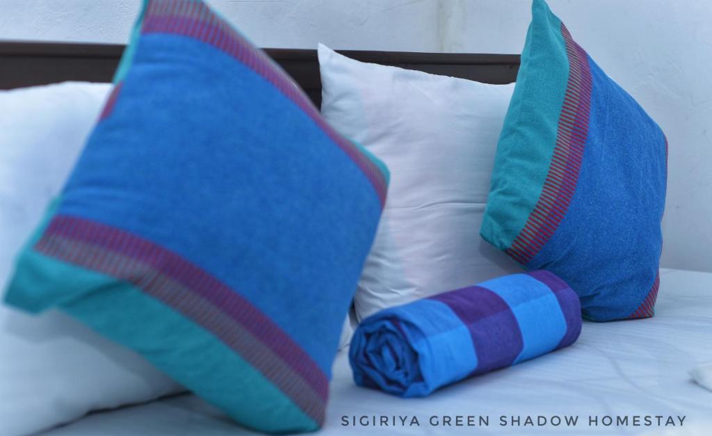 Postel nebo postele na pokoji v ubytování Sigiri Green Shadow Homestay