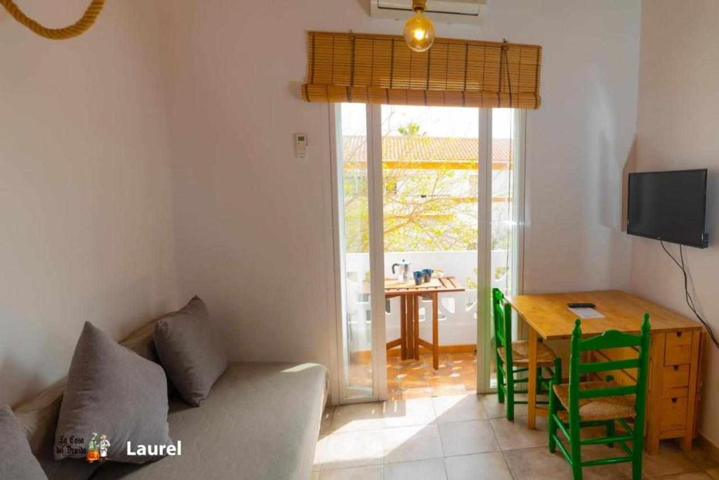 Televízia a/alebo spoločenská miestnosť v ubytovaní La Casa del Druida