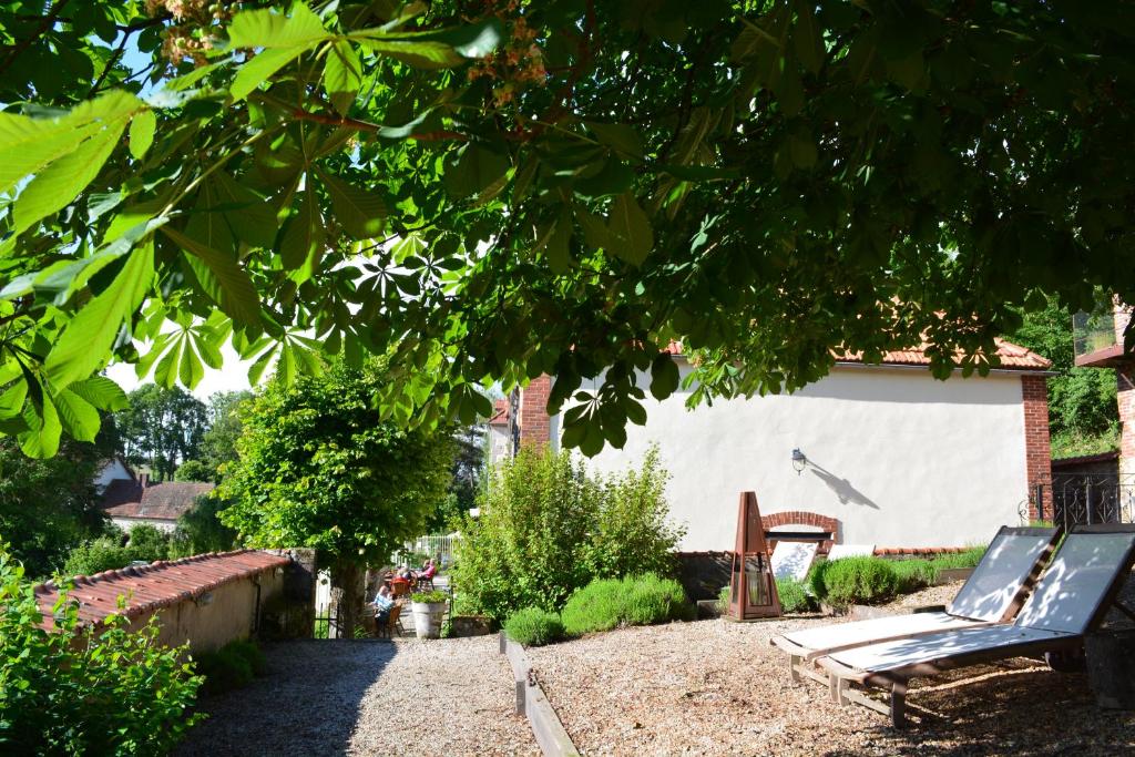 Zahrada ubytování Manoir Bonpassage
