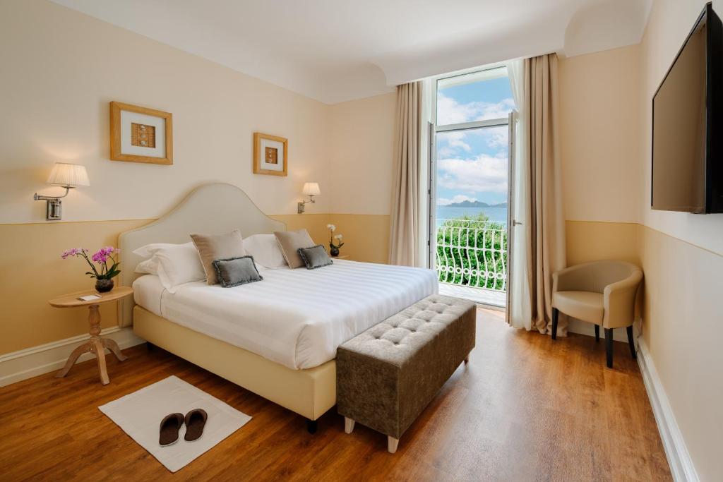 Cama o camas de una habitación en Grand Hotel Bristol Spa Resort, by R Collection Hotels