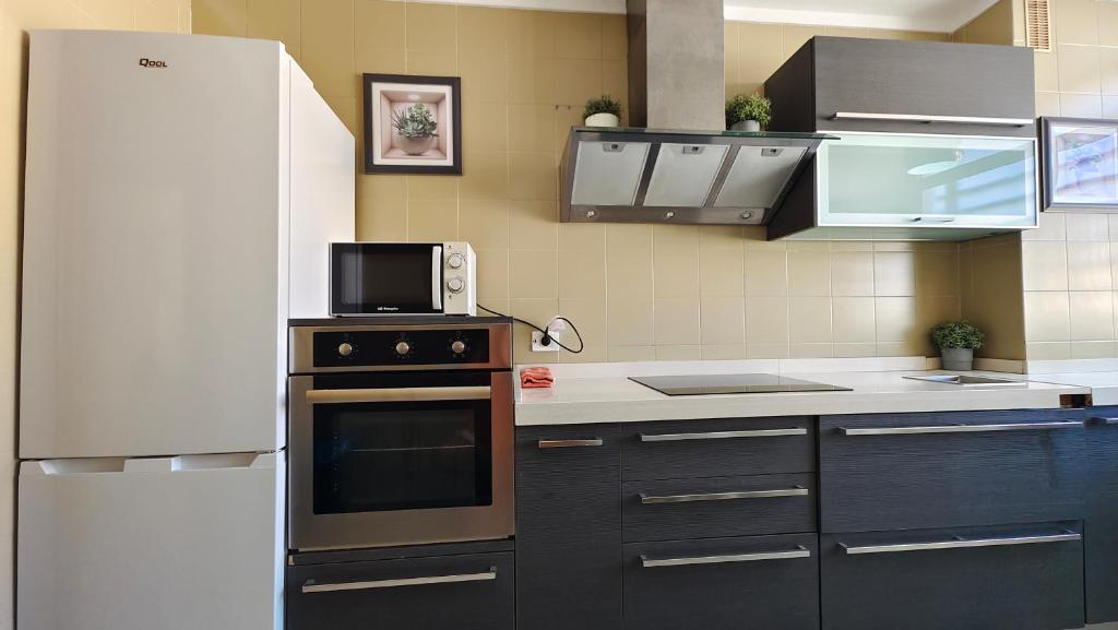 A kitchen or kitchenette at Apartamento Palmeras Del Sur