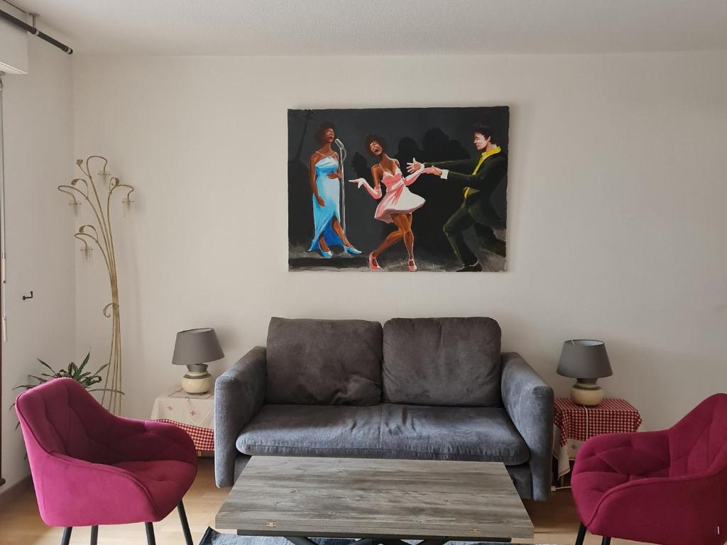 Posezení v ubytování Love nest munster